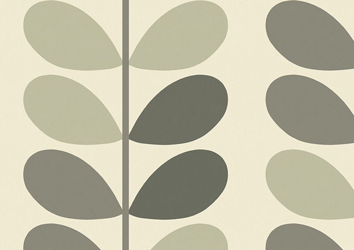 Orla Kiely Multi Stem, Warm Grey - Twist&Fit Roman Blind - Image 8